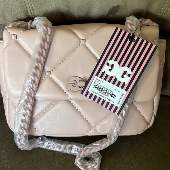 Gilda Paris Small Quilted Handbag – Blush Pink - Picture 2 of 2